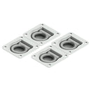 4er Set SPP UP-01 Zurrmulde einfach –  , 800 daN (800 kg) Zugkraft