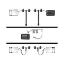 Wohnwagen Spiegel mit Flachglas & Toter-Winkel-Spiegel – 440 x 110 mm | Universal &