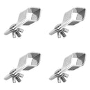 4x Zeltrohrschelle 28-32mm für Zeltstangen, Markisengestänge Camping Rohrklemme