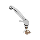 Kalt-Wasserhahn Style 2005 12V Ø20 mm – Schwenkbar, Chrom/Schwarz, für Wohnmobil & Caravan