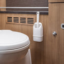 Camping Toilettenbürste Compact  Wandmontage Sicherheitsauffangbehälter Weiß