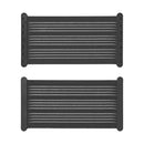 2x Ablagenetz Ablagefach XL elastisch 50x26,5 cm Kunststoffhalterung + Schrauben