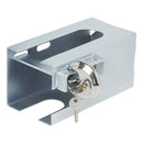 Anhänger Kastenschloss 110x110mm verzinkt inkl. Rund Schloss Diebstahlsicherung