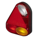 Anhänger Multifunktions Rücklicht 218x174mm 5 Funktionen für links / rechts