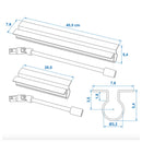 Wohnwagen Eckstütze Komfort-Kit Universelle Ausdrehstütze Caravan Komfort Kit