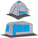 Bodenplane ohne Weichmacher 4x5m LDPE 0,03mm Vorzelt Unterlage Camping Plane