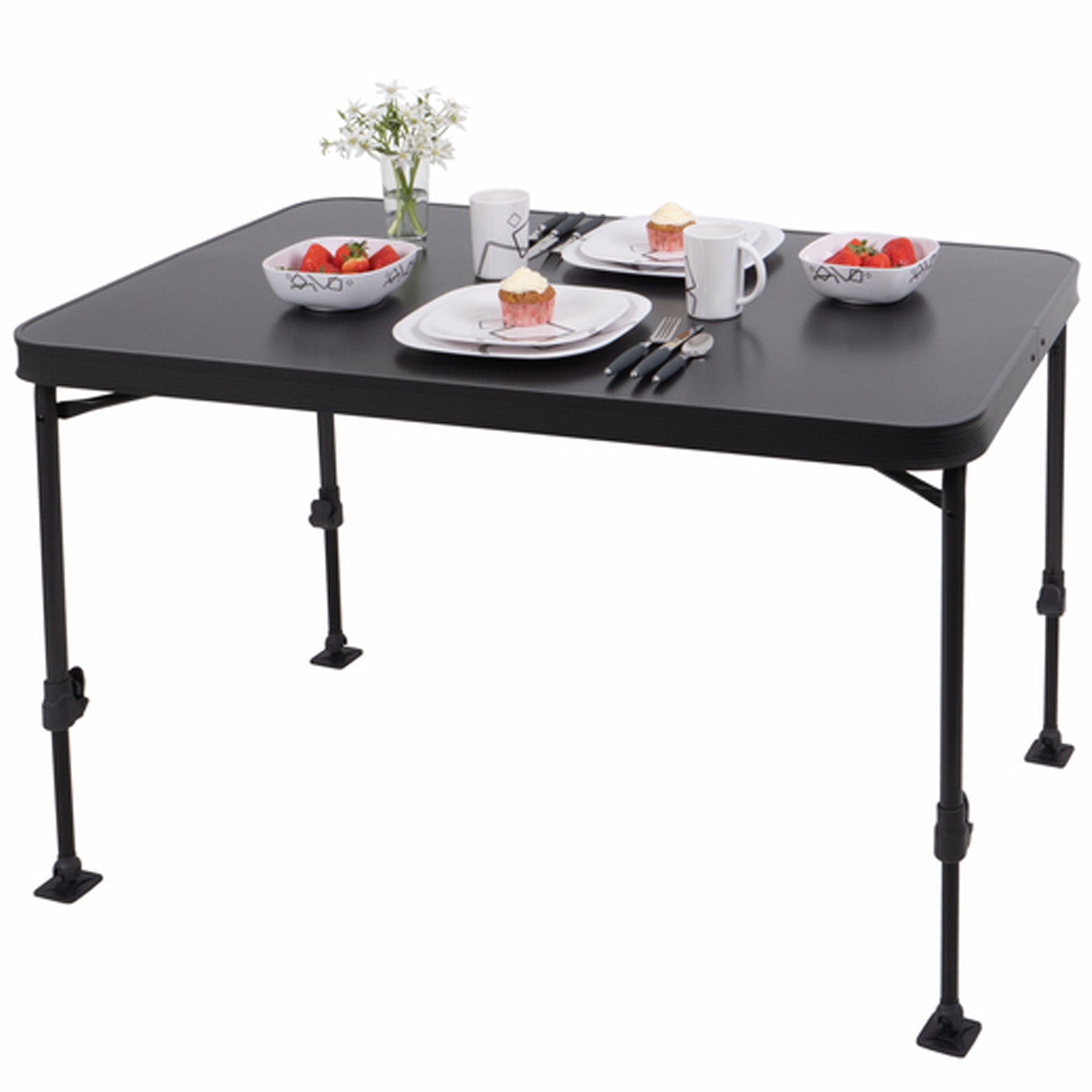 campingtisch klappbar 60x80 Camp4 Premium Alu Campingtisch PORTO 80 K
