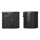 Mobile Campingtoilette faltbar Camping WC Toilette mit Deckel Reisetoilette