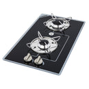 Carbest Camping Gaskocher 2-flammig - Einbau Campingkocher 30mbar Zündsicherung