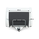 deiwo® Bugschutzplane für Wohnwagen 200x160 cm – Wetterfest Befestigung mit Kederschnur