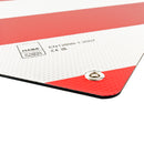 Flexible Warntafel zum wenden für Italien und Spanien 50 x 50 cm Ösen Kunststoff