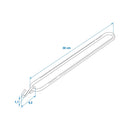 10x Gummi Spannring 300mm mit S-Haken Gummispanner für Planen, Anhängerplanen