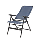 2x Via Mondo Campingstuhl "Alto Azul" 7 fach verstellbar breite Armlehen kompaktes Packmaß