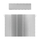 Koch-Windschutz für Gaskocher Camping Aluminium Windschutz faltbar 49 x 36 cm