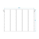 Koch-Windschutz für Gaskocher Camping Aluminium Windschutz faltbar 49 x 36 cm