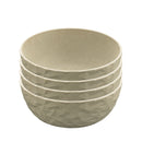 4x Koziol Schale 700ml Outdoor - 4er Set Campinggeschirr 100% organic, Sand