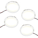 4x Einbaustrahler 12V LED-Spot 120lm Leuchte Chrom Lampe für Wohnwagen Wohnmobil