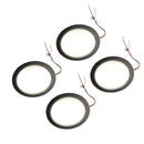 4x Einbaustrahler 12V LED Spot 120lm Leuchte Black Lampe für Wohnwagen Wohnmobil