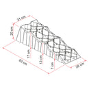 Fiamma Level Up Premium Stufenkeile 2er Set inkl. Tragetasche & Wasserwaage XXL