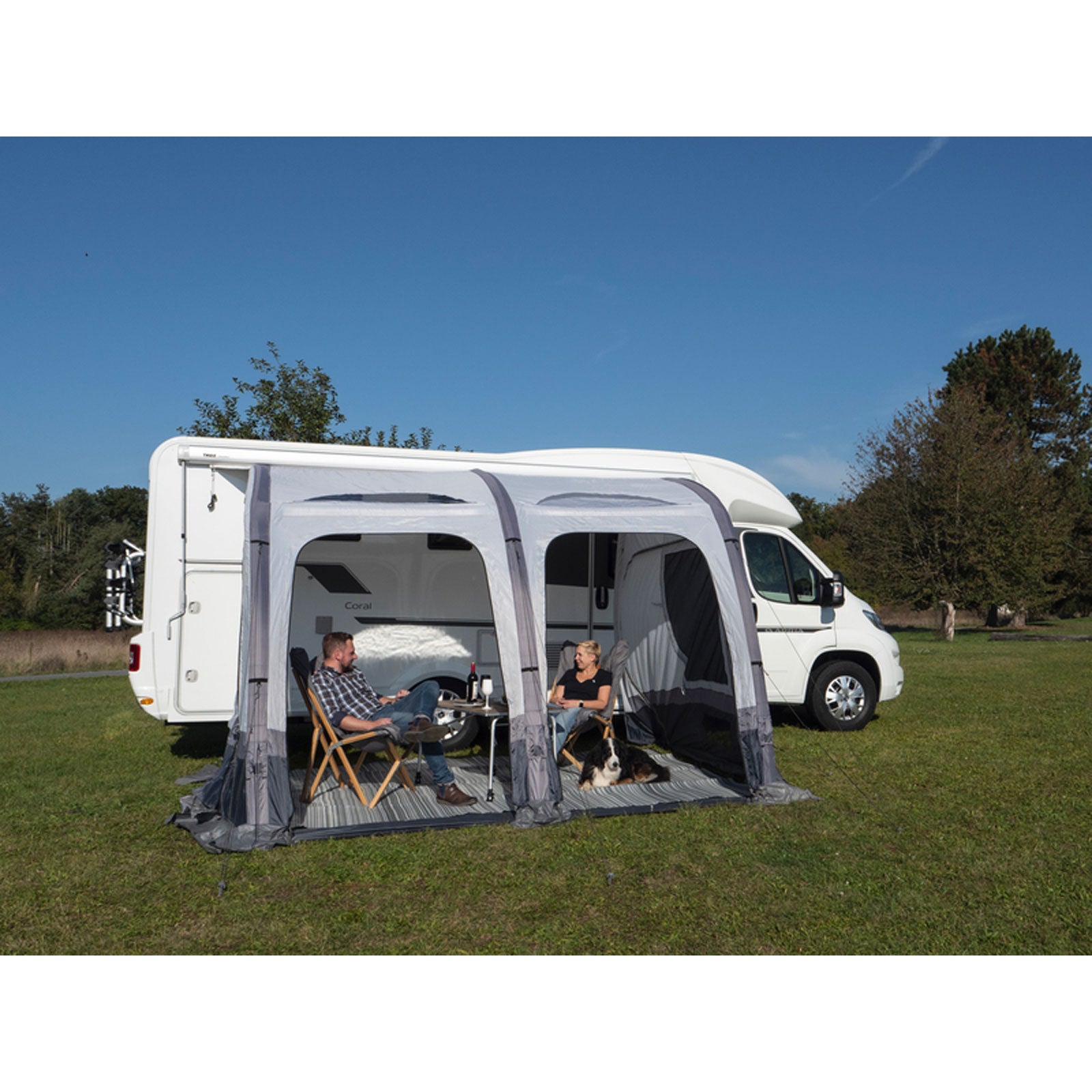 van zelt aufblasbar Vorzelt Marina Air High 330cm aufblasbar