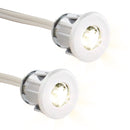2x Einbaustrahler 12V Mini LED-Spot 50lm Leuchte Chrom für Wohnwagen, Wohnmobil