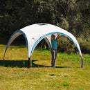 Pavillion Party Shelter SAMOS - 3x3 Meter aus Polyester, 3x3 m