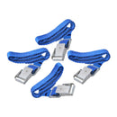 Befestigungsriemen für Fahrradträger, 8 Stück, 40 cm, blau