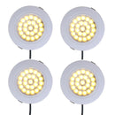 4er Set Einbauspot 24 LED-Deckenleuchte 12v, 220lm, Ø65x11mm