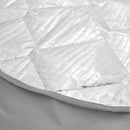4er Set Radabdeckung Aluminium reflektierend für 15–17 Zoll Reifen – UV-Schutz & 7-lagige Isolierung