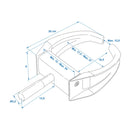 Radkralle Diebstahlsicherung Auto, Wohnwagen, Anhänger Parkkralle Wegfahrsperre