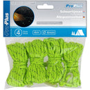 Abspannleinen fluoreszierend Set von 4 Stück Spannleinen Seile leuchtend Camping