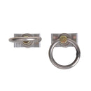 6 Stück Stud Fitting mit Öse Zurröse für Zurrschienen Airlineschiene Endfitting