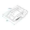 4er Set Stützplatten Unterlegplatten passend für AL-KO Stützen, Wohnwagenstützen