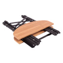 Hocker klappbar Bambus Beistelltisch oval Klapphocker Garten Camping Klapptisch