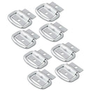 8er Set Zurrmulde 2-teilig 42 x 36mm Bruchlast 1065kg verzinkt 56 x 37mm Ringöse