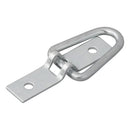 4x Zurrmulde 2-teilig 72 x 16 mm Bruchlast 450 kg verzinkt 47 x 34 mm Ringöse
