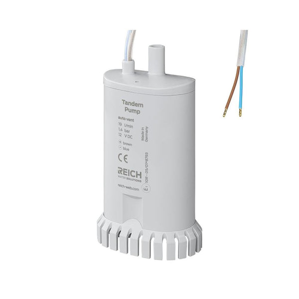 Tauchpumpe Twin 12V-19L – Leistungsstark für Wohnmobil, Wohnwagen & Boot