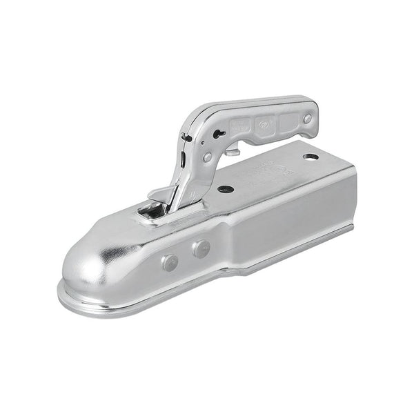 Kugelkupplung Stahl vertikal 2 Löcher quadratisch 60mm 1300kg gebremst – Hochwertige Anhängerkupplung