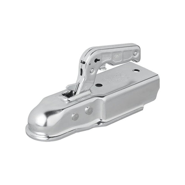 Kugelkupplung Stahl vertikal 2 Löcher quadratisch 70mm 1300kg gebremst – Hochwertige Anhängerkupplung