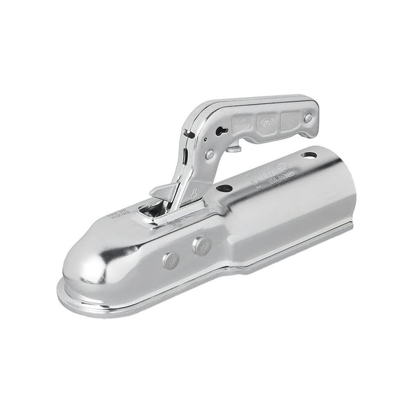 Kugelkupplung Stahl vertikal 2 Löcher rund 60mm 1300kg gebremst – Hochwertige Anhängerkupplung