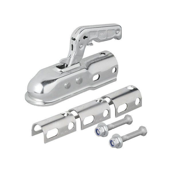 Kugelkupplung Stahl rund 35-50mm 1300kg gebremst – Hochwertige Anhängerkupplung