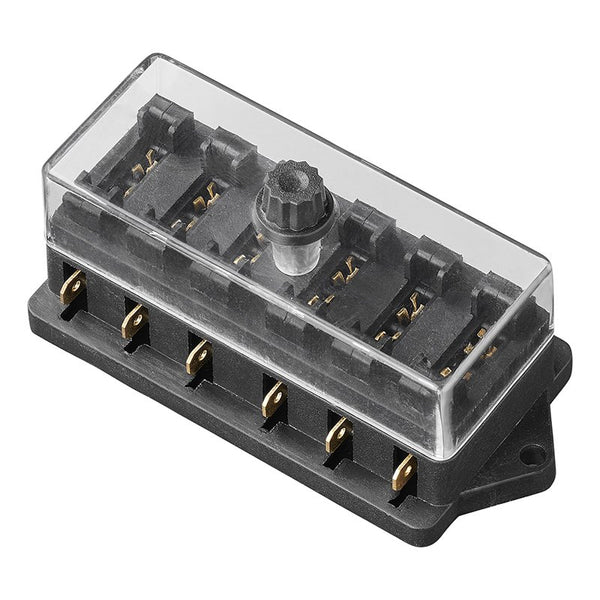 Verteilerdose 6-fach – Anschlussbox für Flachsicherungen Anhänger, Boot, Wohnmobil
