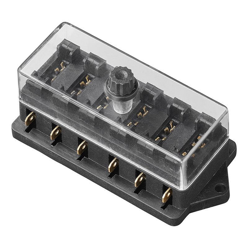 Verteilerdose 6-fach – Anschlussbox für Flachsicherungen Anhänger, Boot, Wohnmobil