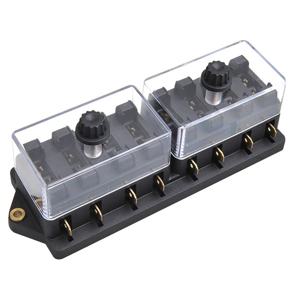 Verteilerdose 8-fach – Anschlussbox für Flachsicherungen Anhänger, Boot, Wohnmobil