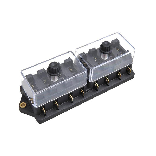 Verteilerdose 8-fach – Anschlussbox für Flachsicherungen Anhänger, Boot, Wohnmobil