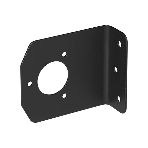 Steckdosenhalter Metall gewinkelt 9,4 x 10,8 cm – für 7- & 13-polige Anhängersteckdosen