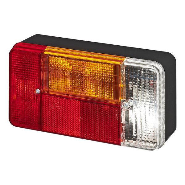 Anhänger Rückleuchte 5 Funktionen 194x104mm rechts – Anhängerleuchte, E-geprüft