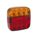 Rückleuchte 12V 5 Funktionen 107x107mm 8LED – Hochwertige LED Beleuchtung