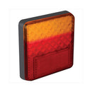 Rückleuchte 12/24V 4 Funktionen 100x100mm LED – Hochwertige LED Beleuchtung