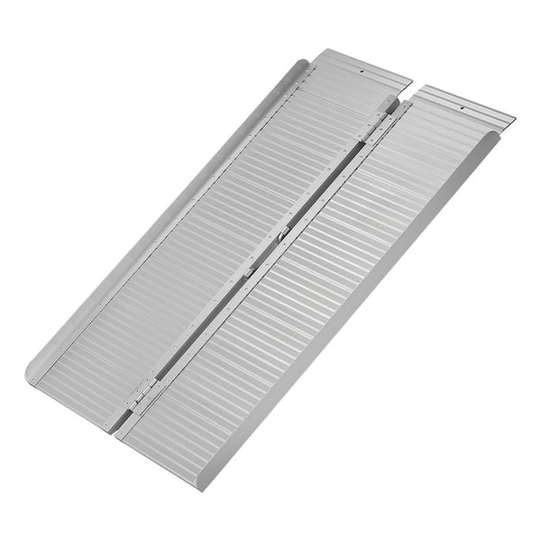 Auffahrrampe Aluminium klappbar für Rollstuhl 122x73cm 270kg